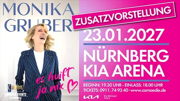 Monika Gruber – Es huift ja nix (KIA Arena)