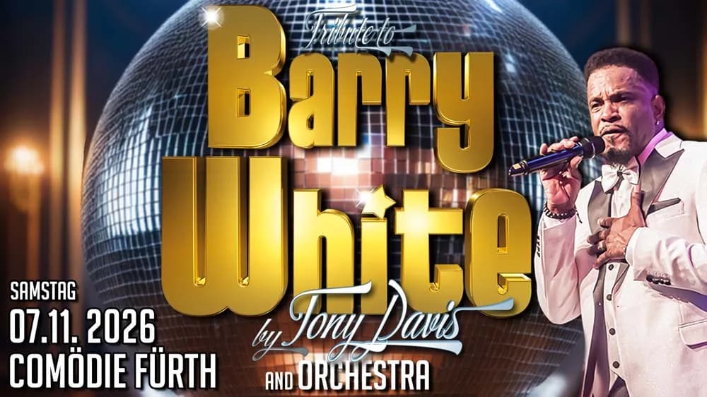 Tribute to BARRY WHITE - by Tony Davis and Band